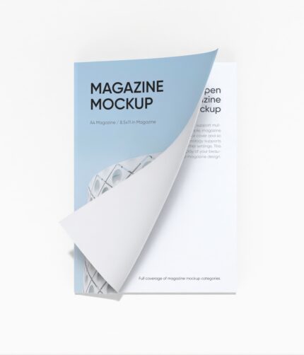 Magazine cover mockup