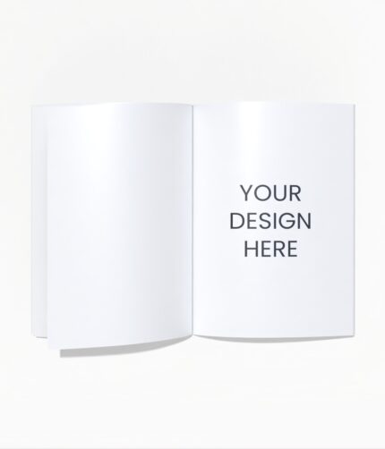 A4 Open magazine mockup