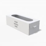 Side latch drawer box with window mockup