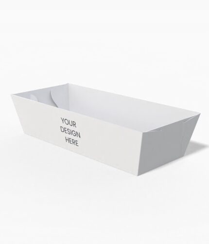 Paper tray box mockup