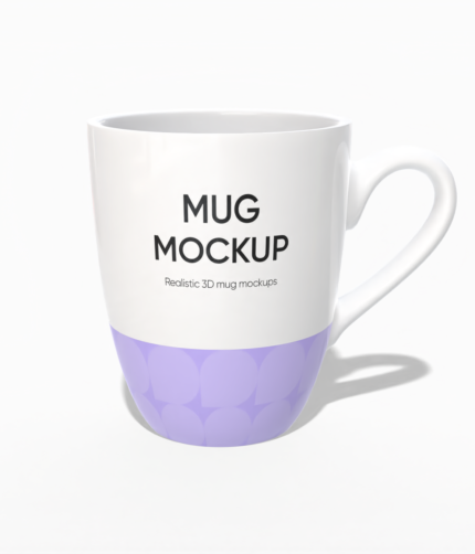 Breakfast mug mockup