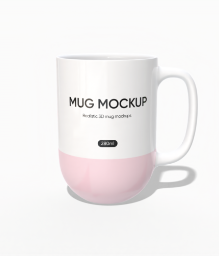 Diner mug mockup