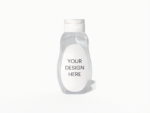 Squeeze sauce plastic bottle mockup