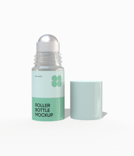 5ml roller bottles mockup
