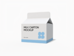 Milk carton mockup