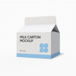 Milk carton mockup