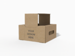 Folding display box mockup
