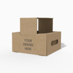 Folding display box mockup