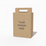 Folding display handle box mockup