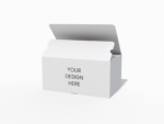 Kraft paper box mockup