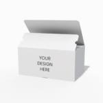 Kraft paper box mockup