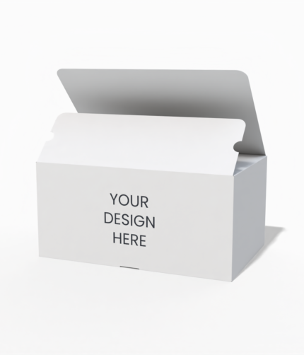 Kraft paper box mockup