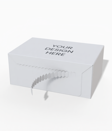 Courier zipper box mockup