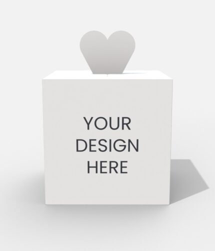 Gift box packaging mockup
