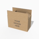 Kraft box mockup