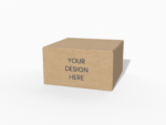 folding display cardboard box mockup