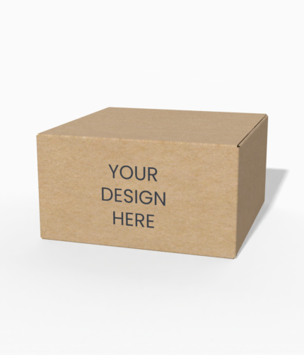 folding display cardboard box mockup