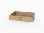 Cardboard display box mockup
