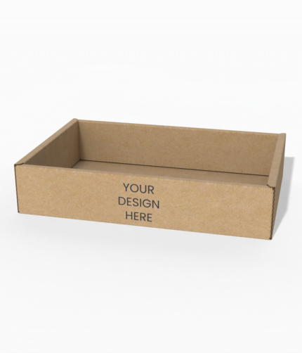 Cardboard display box mockup