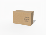 Kraft box mockup