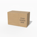Kraft box mockup