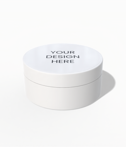Hair cosmetic plastic container box mockup