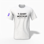 Men's round neck T-shirt mockup