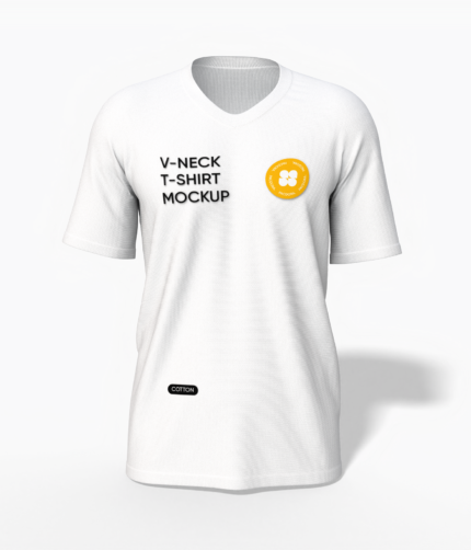 Short sleeved T-shirt mockup