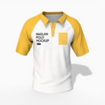 Raglan polo mockup