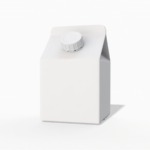 Milk box mockup