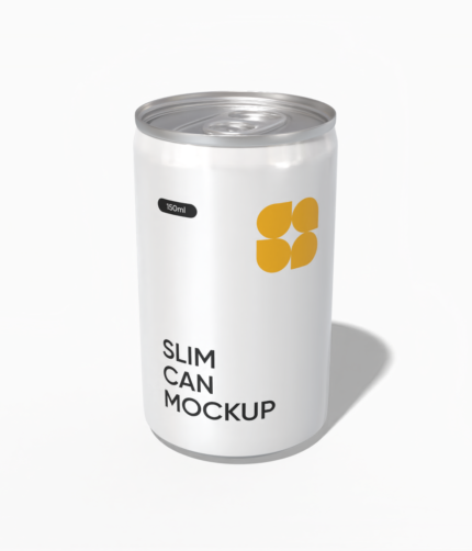 150 ml soda can mockup
