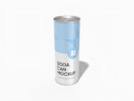 500 ml standard soda can mockup