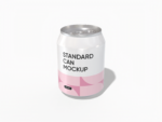 8 oz 237 ml standard can mockup