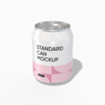8 oz 237 ml standard can mockup