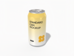 12 oz 355 ml standard can mockup