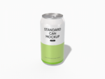 375 ml  soda can mockup