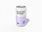 330 ml soda can mockup