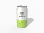 330 ml soda can mockup