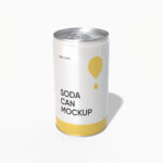 500 ml soda can mockup