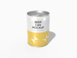 60 ml soda can mockup