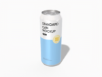500 ml soda drink can mockup