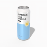 500 ml soda drink can mockup