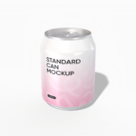 8 oz 237 ml standard can mockup