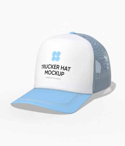 Trucker hat mockup