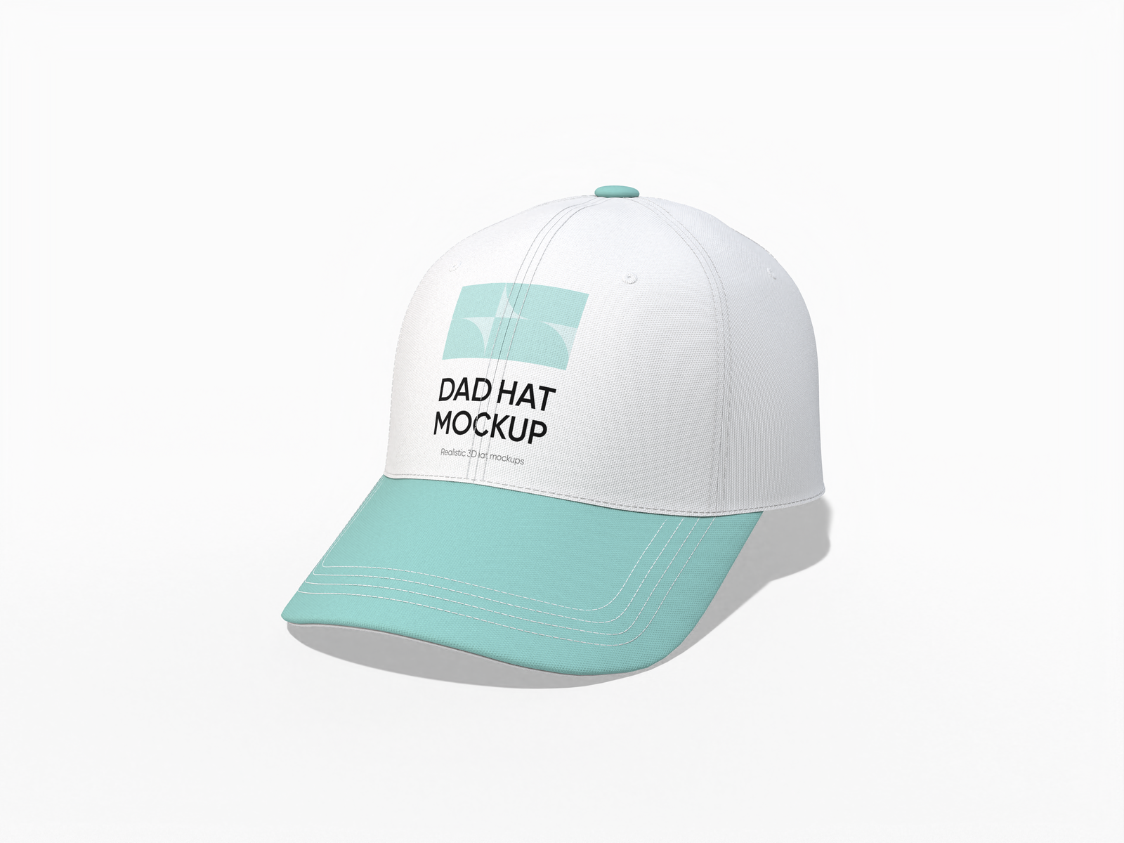 Cotton trucker dad hat mockup Cotton trucker dad hat mockup