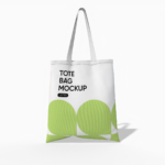 Tote canvas bag mockup