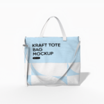 Messenger tote bag mockup