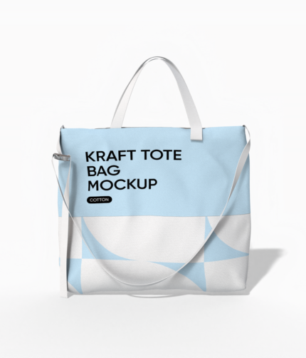 Messenger tote bag mockup