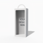 Toy dispaly box with handle mockup