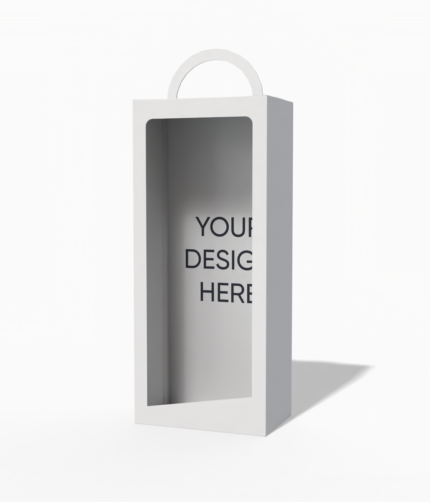 Toy dispaly box with handle mockup